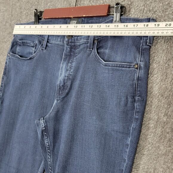 Paige Jeans Mens 36x28 Blue Transcend Federal Slim Straight Dark Wash Colman - Picture 4 of 14